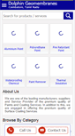 Mobile Screenshot of dolphingeomembranes.com